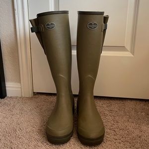 Le Chameau Vierzon Vert Rain Boots 39